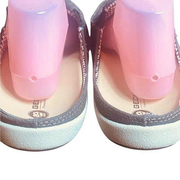 Gecko Man Suede Slip-On Loafers Memory Foam Insole Moccasin Design Shoe - Picture 4 of 9